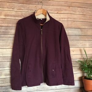 Columbia Sportswear maroon burgundy coat jacket.